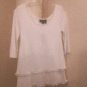 cream top by French kyss